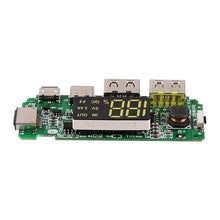 Load image into Gallery viewer, LED Screen USB Micro Type-C Power Display Mobile Power Bank 18650 Overload Charger Over-Discharge Short Circuit Protection