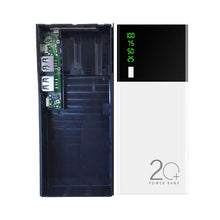 Load image into Gallery viewer, New 20000mAh DIY Power Bank Outer Shell Micro Input 2 USB Output Digital Display Powerbank Charging Box 5*18650 Battery