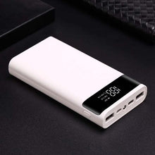 Load image into Gallery viewer, Micro Type C USB Ports DIY Powerbank Case 18650 Battery LED Light Charging Digital Display Power bank Kit Parts External Charger
